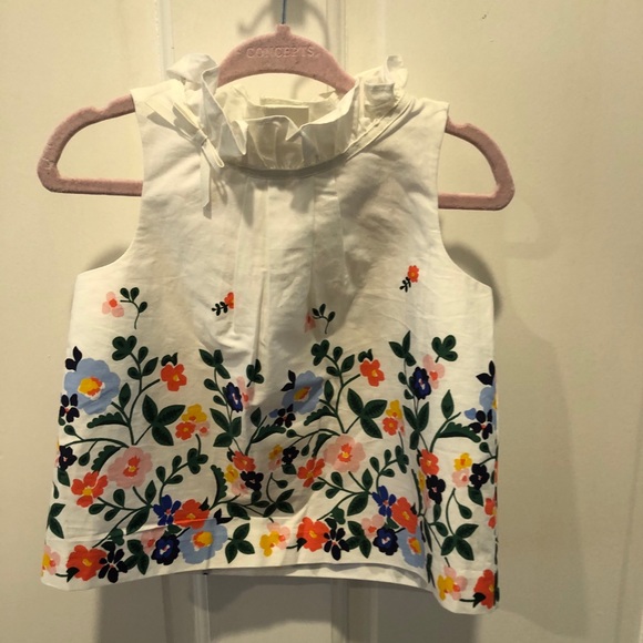 12-18 month floral Janie and Jack top - Picture 1 of 2